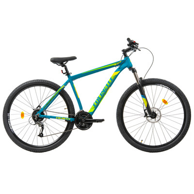 Bicicleta MTB Colinelli COL27, Marimea M, 29 inch, Albastru, Schimbator Shimano Altus, 24 Viteze, Cadru Aluminiu, Frane pe Disc