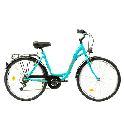 Bicicleta Oras DHS Citadinne 26034 - 26 inch, L, Albastru