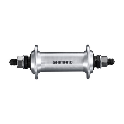Butuc fata Shimano HB TX500 NT, 36H, OLD 100 mm, ax 140 mm, argintiu