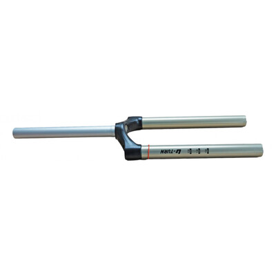 Csu U-Turn Coil - 150 Mm, 1-1/8 Inch, Black Crown, Silver