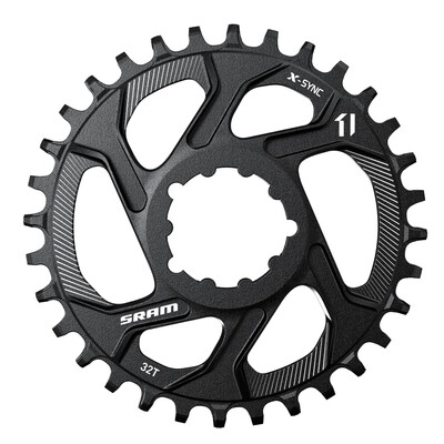 Foaie Angrenaj Sram X-Sync Offset 0 - 11 Viteze, 30 T, Negru