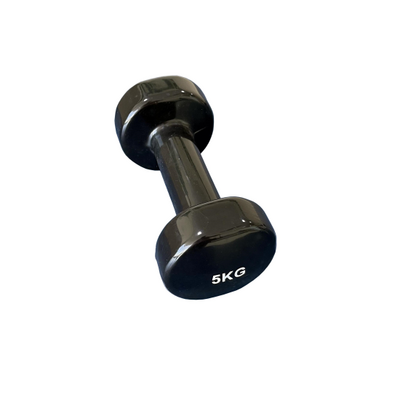 Gantera Vinil Aerobic - 5 Kg, Negru