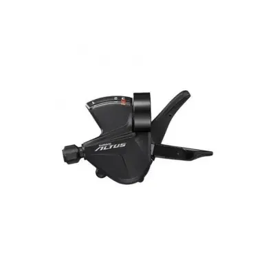 Maneta schimbator stanga 3 viteze Shimano altus ASLM2010LB, RAPIDFIRE PLUS, 1800 mm, negru