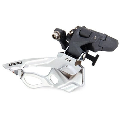 Schimbator fata 8 viteze L-Twoo FD V5108, Dual Pull, colier cu adaptor 31,8 mm, 32T