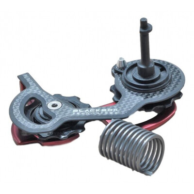 Select X0 Rear Derailleur Cage Kit Carbon - Short, Red