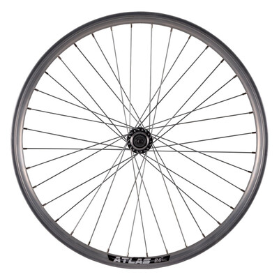 Roata Spate Bicicleta Cerurim - 24 Inch, 36H, 507 x 18, Argintiu