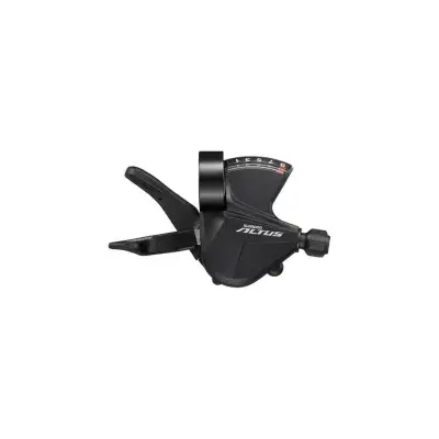 Maneta schimbator dreeapta 9 viteze Shimano altus ASLM20109RC, RAPIDFIRE PLUS, 2400 mm, negru