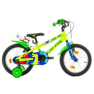 Bicicleta Copii DHS Unicorn - 16 Inch, Albastru