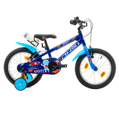 Bicicleta Copii DHS Unicorn - 16 Inch, Albastru