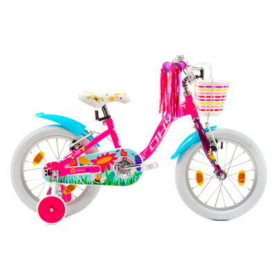 Bicicleta Copii DHS Unicorn - 16 Inch, Albastru