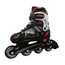 Role Copii, Reglabile Ikki Boy, S 31-34, Negru-Rosu