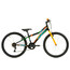 Bicicleta Copii DHS Turbo - 24 Inch, Negru-Verde
