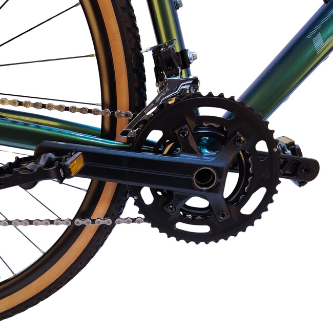 Bicicleta Gravel Devron 1.0 - 28 inch, L, Verde