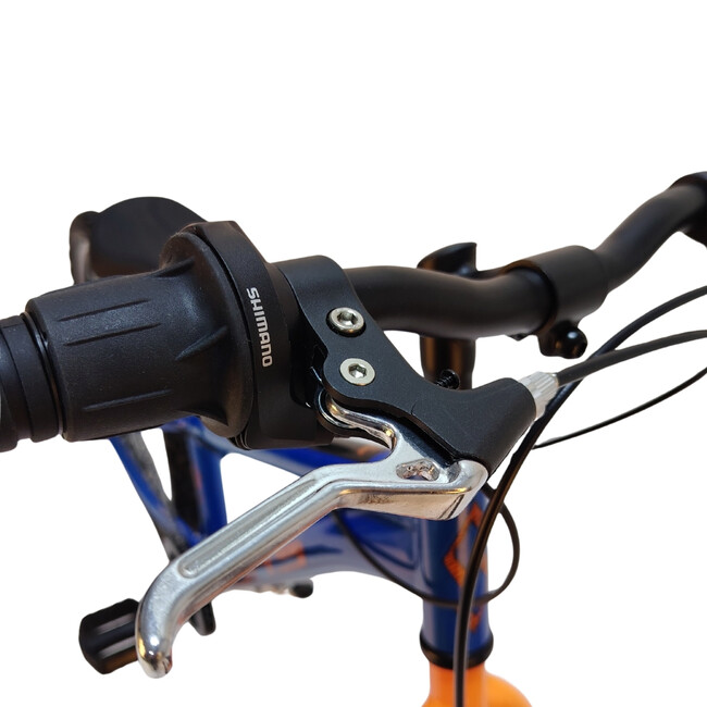 Bicicleta Copii DHS Sonic - 20 Inch, Albastru-Portocaliu