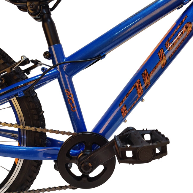 Bicicleta Copii DHS Sonic - 20 Inch, Albastru-Portocaliu