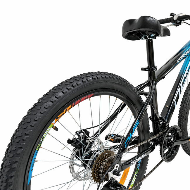 Bicicleta Copii Dhs Terrana 2423, model 2026 - 24 Inch, Albastru-Negru