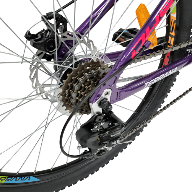 Bicicleta Copii Dhs Terrana 2423, model 2026 - 24 Inch, Roz-Violet