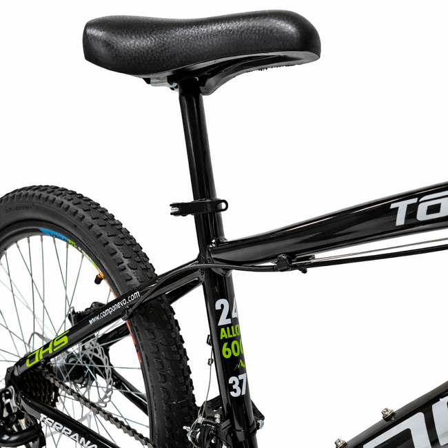 Bicicleta Copii Dhs Terrana 2423, model 2026 - 24 Inch, Verde-Negru