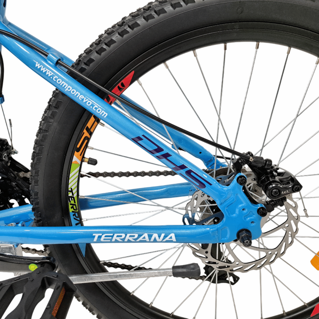 Bicicleta Copii Dhs Terrana 2423, model 2026 - 24 Inch, Violet-Albastru