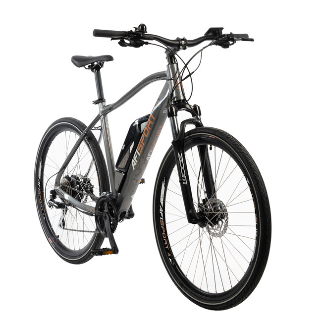 Bicicleta Electrica Afisport C17 - 28 Inch, L-XL, Gri