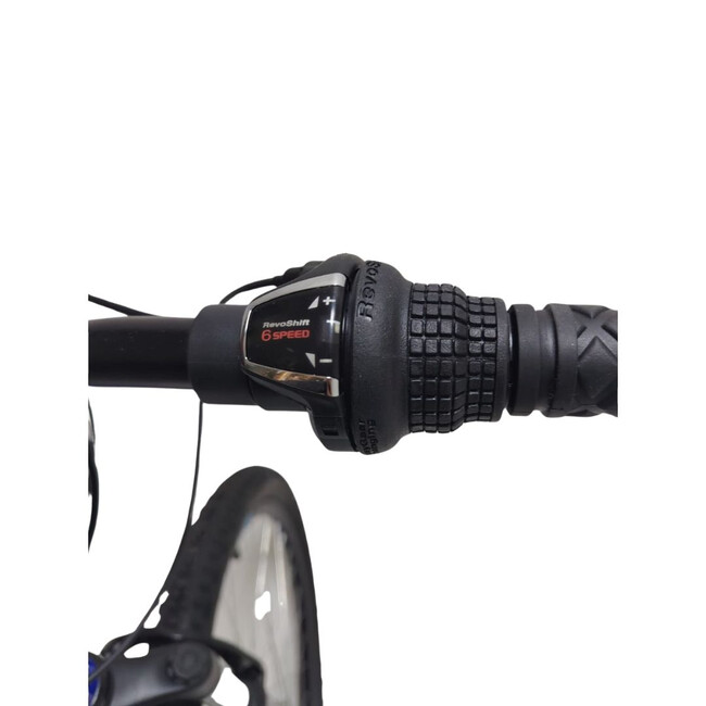 Bicicleta Full suspension DHS Polar Flash - 26 Inch, Albastru-Verde