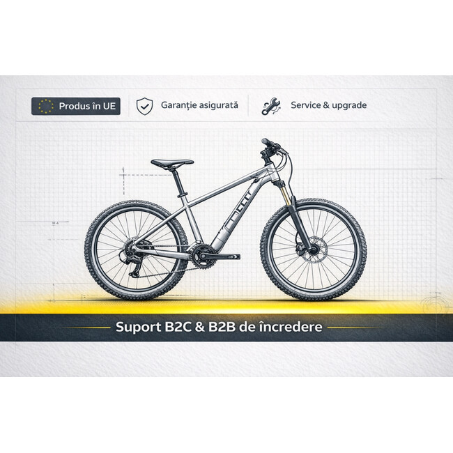 Bicicleta MTB Devron Tsunami - 29 inch, M, Negru