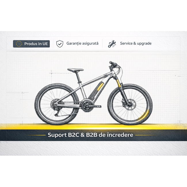 Bicicleta electrica MTB DHS 52432 - 29 inch, L, Negru