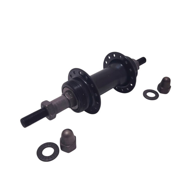 Butuc spate 28H*130*175MM 3/8" 14G, Otel, Negru