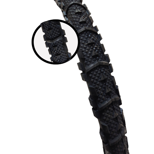Anvelopa Kenda Kwick K879, 24 × 1.95, negru, profil ATB