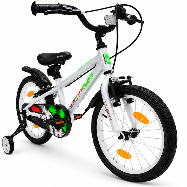 Bicicleta Copii Devron Cosmo - 18 Inch, Argintiu