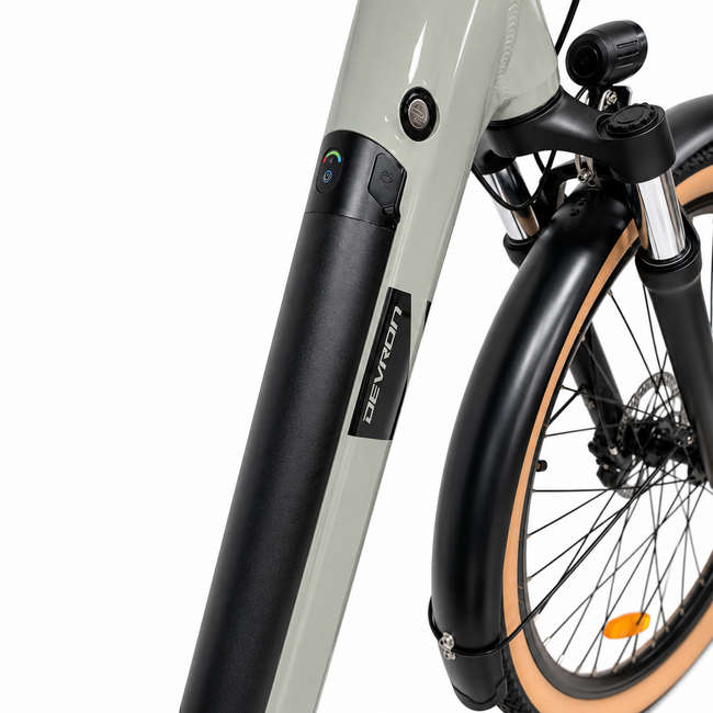 Bicicleta electrica Oras Devron 28200 - 28 inch, L, Gri Deschis
