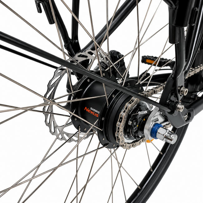 Bicicleta electrica Prophete 54804 - 28 inch, M, Negru