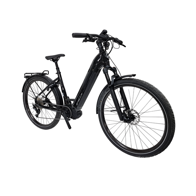 Bicicleta electrica Trekking Stella Tierra - 29 inch, 10V, L, Negru lucios