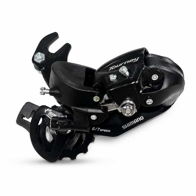 Schimbător spate 6/7 viteze Shimano Tourney  RD-TY300 prindere pe ax, negru