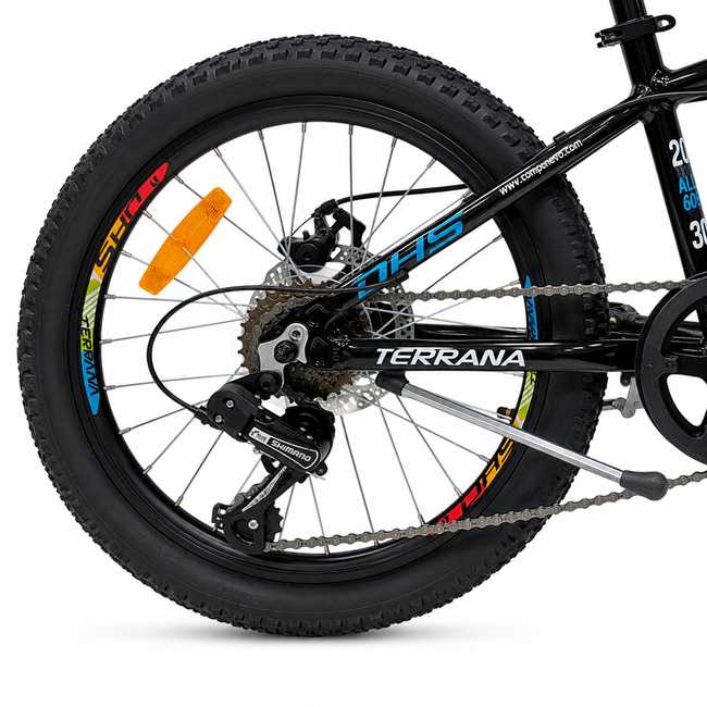 Bicicleta Copii Dhs Terrana 2023B, model 2026 - 20 Inch, Albastru-Negru