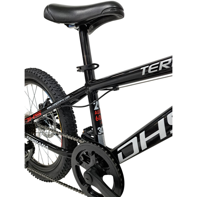 Bicicleta Copii Dhs Terrana 2023B, model 2026 - 20 Inch, Rosu-Negru