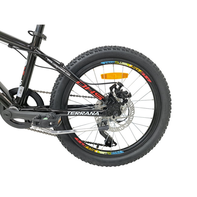 Bicicleta Copii Dhs Terrana 2023B, model 2026 - 20 Inch, Rosu-Negru
