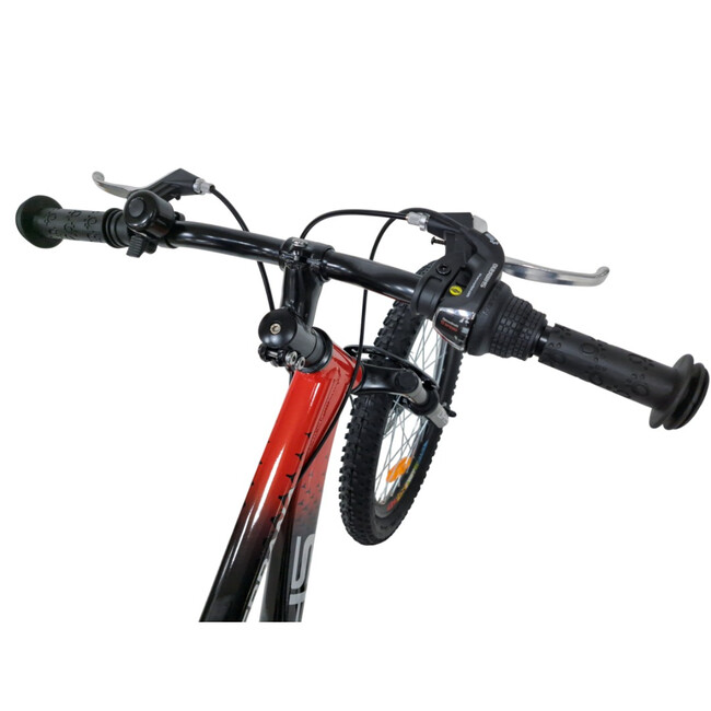 Bicicleta Copii Dhs Terrana 2023B, model 2026 - 20 Inch, Rosu-Negru