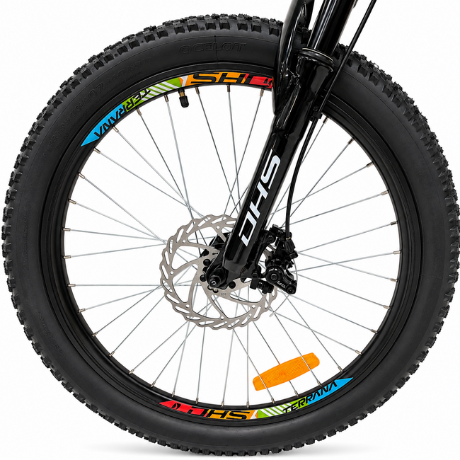 Bicicleta Copii Dhs Terrana 2023D, model 2026 - 20 Inch, Verde-Negru