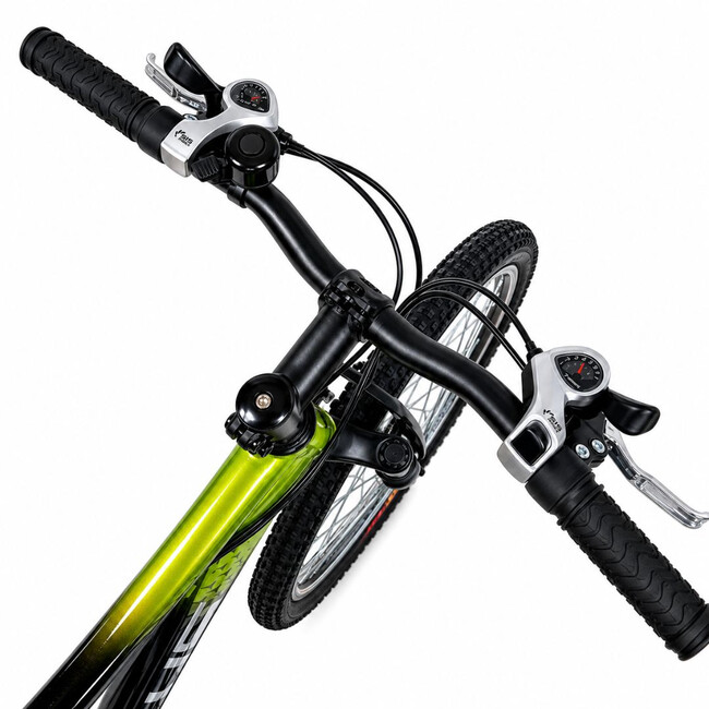 Bicicleta Copii Dhs Terrana 2423B, model 2026 - 24 Inch, Negru-Verde