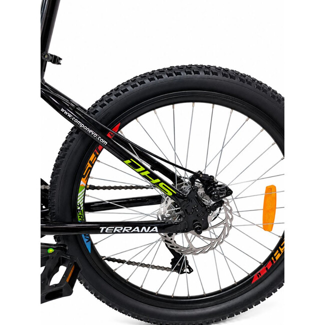 Bicicleta Copii Dhs Terrana 2423B, model 2026 - 24 Inch, Negru-Verde