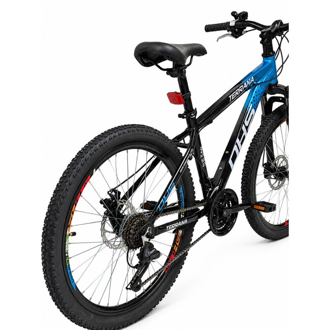 Bicicleta Copii Dhs Terrana 2423C, model 2026 - 24 Inch, Albastru-Negru