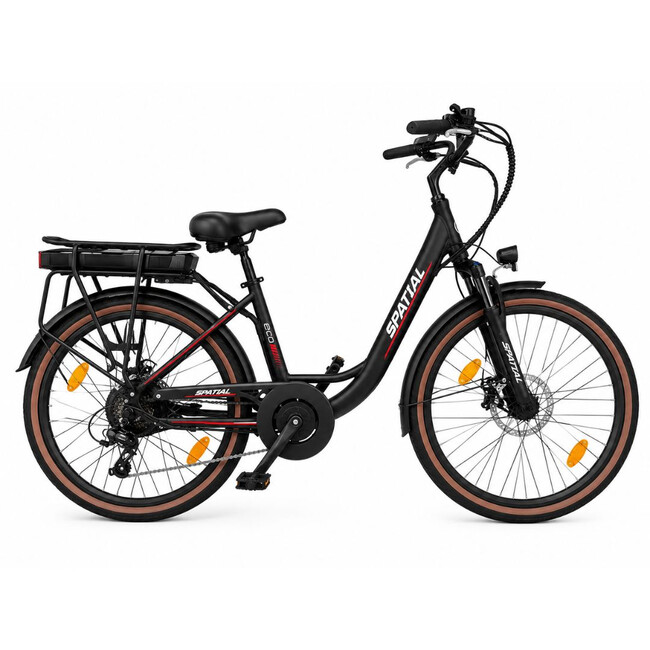 Bicicleta electrica Oras Spatial Shinny - 26 inch, S, Negru