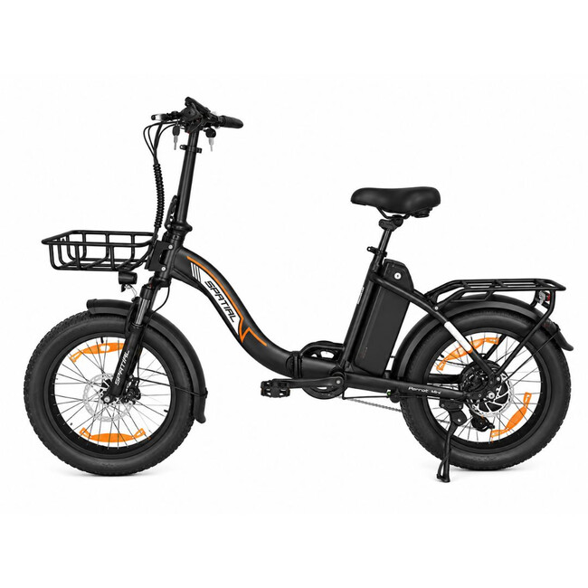 Bicicleta electrica pliabila Spatial Parrot 1.2 - 20 inch, Negru