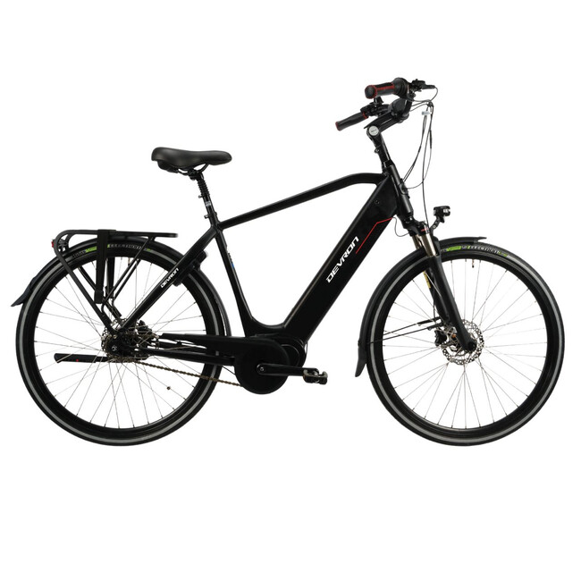 Bicicleta Electrica Devron 28427 - 28 Inch, M, Negru - Disc Brake