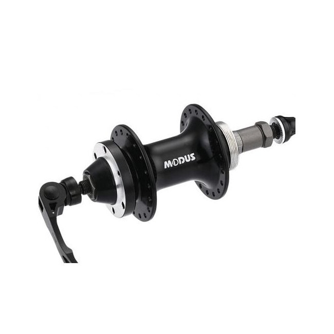 Butuc spate MD JA151R, aluminiu, 32H, 135 mm, 7 viteze, disc, QR, negru