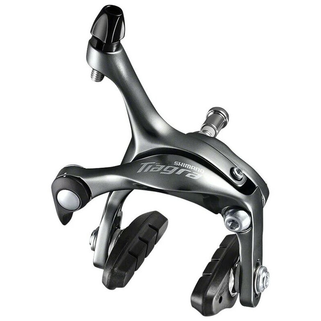 Frana caliper fata Shimano BR 4700, surub pivot 27,5 mm, piulita ingropata 18 mm, cu saboti R50CT4, negru