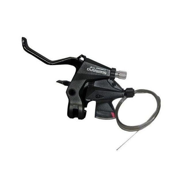 Maneta schimbator si frana stanga Shimano Altus ST M310, 3 viteze, cablu 1800 mm, negru