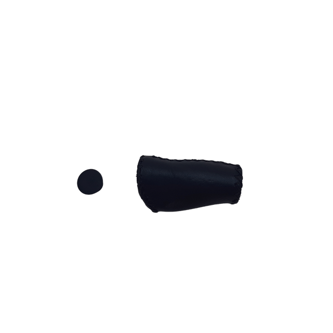 Manson dreapta VLG-649-2AD2 S, cu colier, 90 mm, piele, negru