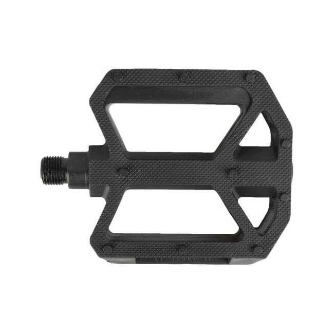 Pedale BMX Feimin FP 850, plastic, cu rulmenti, 107 × 103 mm, filet 1/2 inch, cu reflectoare, negre